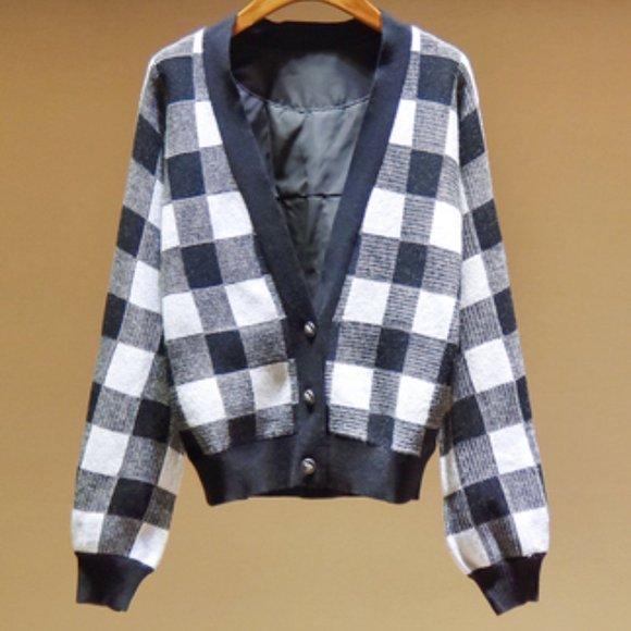 V-Neck Sweater Coat - Picture 1 of 3